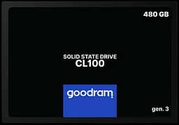 SSD 2.5" накопичувач GoodRam CL100 gen.3 480GB (SSDPR-CL100-480-G3)