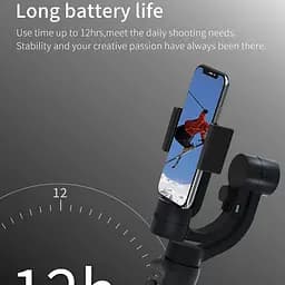 Стабілізатор WIWU S5B Three-Axis Motorized Gimba Stabilizer Black - мініатюра 3