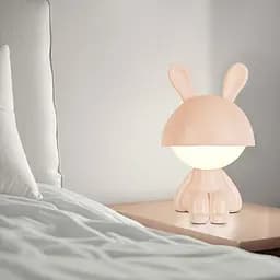 Світильник-нічник Kite LED з акумулятором Cute Bunny персиковий (K25-316-1-4) - мініатюра 4