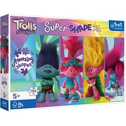 Пазл Trefl Супер форми: Ігри Тролів Тролі XL 104 ел. (50037)