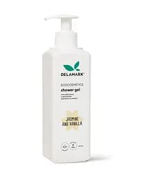 Гель для душу з ароматом квітів жасмину та нотками ванілі De La Mark 400 мл
