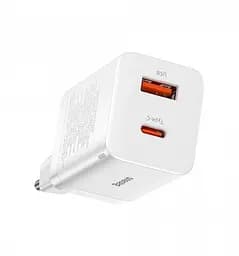 Зарядний пристрій Baseus Super Si Pro Quick Charger Type-C + USB 30 W CCSUPP-E02
