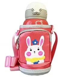 Детский термос - поилка в сумке с чашкой 3 в 1 600 ml Mumlove Розовый