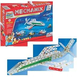 Металлический конструктор, развивающий Zephyr "MECHANIX" №5 (300 элм./25 моделей)