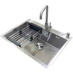 Комплект мийка + змішувач Romzha Arta U-650S Max (B)