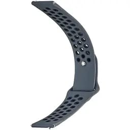 Ремінець Nike Sport 20 mm Watch Active/Galaxy S4 42 mm/Gear S2/Xiaomi Amazfit Сірий/Blac