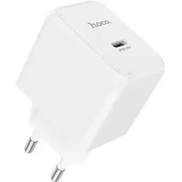 Мережевий зарядний пристрій Hoco CS13A Ocean single port PD20W charger білий