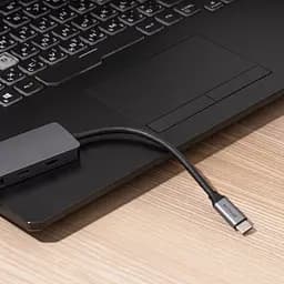 Type-C-Хаб Proove Iron Link 6 in 1 (2*USB3.0 + SD/TF + RJ45 + HDMI) - мініатюра 5