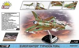 Конструктор винищувач Eurofighter Typhoon FGR4 "GiNA" COBI 5843 - мініатюра 4