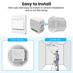 Реле Wi‑Fi Tuya Smart Switch 4CH 4 канали - мініатюра 6