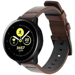Шкіряний ремінець Primo Classic для годинника Samsung Galaxy Watch Active (SM-R500)/Active 2 (SM-R820/R830) Coffee