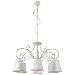 Люстра подвесная Brille с абажуром классическая E14 40W WH (BKL-572S/6)