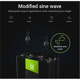 Перетворювач напруги інвертор Green Cell 24V на 230V 1500W/3000W - мініатюра 3