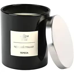 Свічка ароматична МВМ My home Тереса чорний гранат 80х90 мм чорна (FR-02 S)