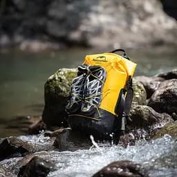 Водонепроникний рюкзак Naturehike NH21FSB04 40л (Жовтий) - мініатюра 4