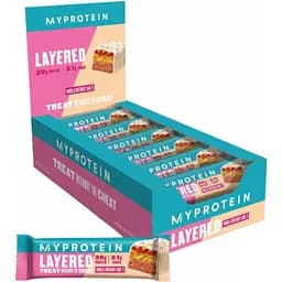 Батончик Myprotein Layered Bar Vanilla Birthday Cake 12 шт. x 60 г 