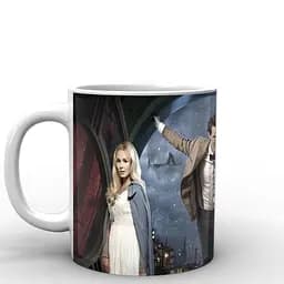 Кухоль GeekLand Doctor Who на тлі арки DW.02.025 330 мл білий