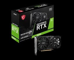 Видеокарта GeForce RTX 3050 6GB MSI Ventus 2X E 6G OC (RTX 3050 VENTUS 2X E 6G OC)