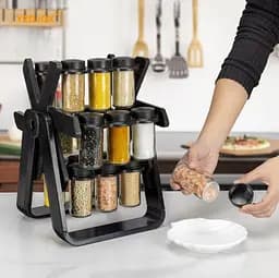 Карусель для спецій та приправ (18 баночок) Spice Rack - мініатюра 2