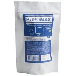 Запасний блок серветок Buromax Jobmax для чищення екранів і оптики 100 шт (BM.0802-01)