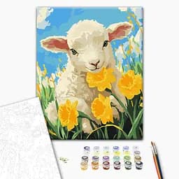 Картина за номерами: Лагідне блеяння літа Brushme RBS54317 Різнокольоровий shop (9995482437257) - мініатюра 2