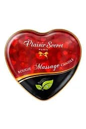 Масажна свічка серце Plaisirs Secrets Natural (35 мл) Plaisirs Secrets SO1863 102484 - мініатюра 2