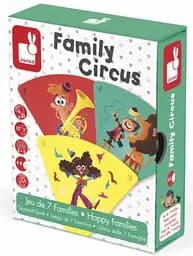 Настільна гра Janod Happy Families Цирк (J02755)