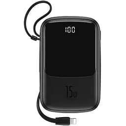 Портативна батарея Powerbank Baseus Q-Pow Digital Display With Type-C Cable 10000 mAh PPQD-A01 Black