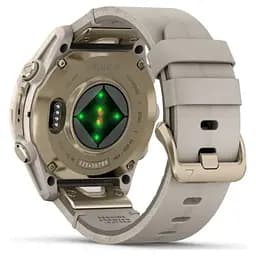 Смарт-годинник Garmin fenix 8 43mm, AMOLED, Saph, SftGldSS/FogGryLeatherBnd, Excl, GPS (010-02903-40) - мініатюра 6
