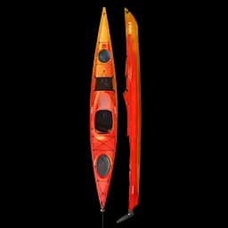 Каяк Zegul Ormen PE MV RudderSkeg BOM ok Red/Yellow (1053-107448)