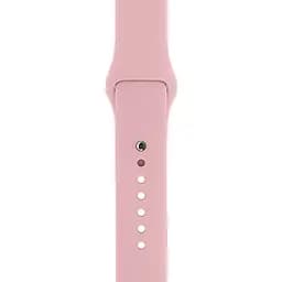 Силіконовий ремінець на смарт-годинник для Apple Watch 42,44,45,46,49 mm, Sport Band (3 Straps), pale pink, зі зручною застібкою, для годинника епл вотч, спортивний, ArmorStandart (ARM65084)