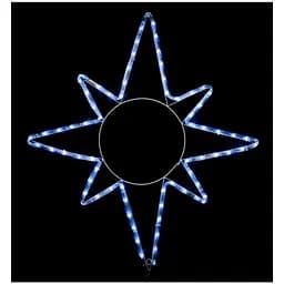 Гирлянда Delux Motif flash Star 65 х 75 см белый IP44 EN (90012985)