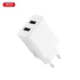 Сетевое зарядное устройство для XO L119 (EU) dual USB-A QC18W fast charging charger Белый