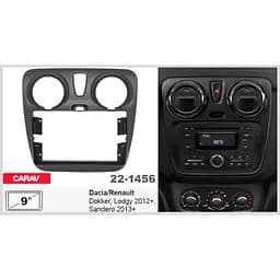 Перехідна рамка Renault, Dacia Carav 22-1456 - мініатюра 2