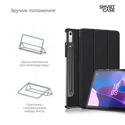 Чохол-книжка на планшет Lenovo Tab P11 Pro (2nd Gen), Smart Case, black, підставка для планшета 11.2 , шкіряний, мікрофібра, на магніті, ArmorStandart (ARM64127) - мініатюра 4