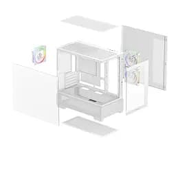 Корпус DeepCool CG380 3F White (R-CG380-WHAGM3-G) без БЖ - мініатюра 3
