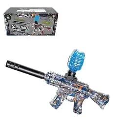 Іграшковий автомат з орбізами, яскравий дизайн, знімне дуло. Блакитний