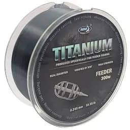 Леска Katran Titanium Feeder 300m (metalic) 0.215mm 8.35lb/3.63kg