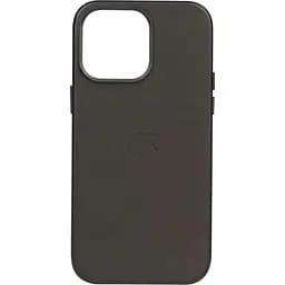 Чохол Leather Case для Apple iPhone 14 Pro Max Midnight