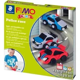 Набор пластики Fimo kids Полицейские авто 4 цвета 42 г  