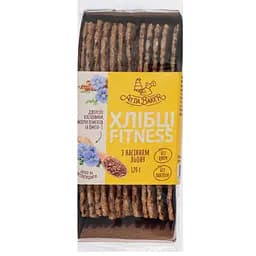 Хлебцы без сахара Ay da Baker Фитнес с семенами льна 120 г
