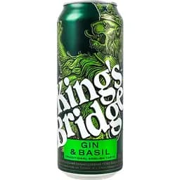 Напиток слабоалкогольный King’s Bridge Gin & Basil 7% 0.5 л з/б