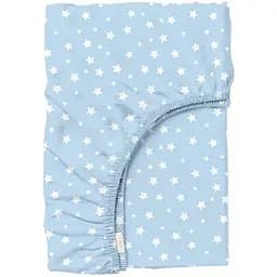 Простынь Cosas на резинке в детскую кроватку 60х120 light blue starfall, голубой (StarFall_LightBlue_120)