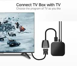 Конвертер-адаптер Ugreen MM105 HDMI to VGA Converter Black (40253) - мініатюра 4