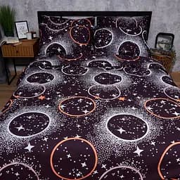 Постільний набір Moon&Star (підковдра 220х240 см + 2 наволочки 50х70 см) Бязь Gold Люкс Cosmic Vibes - мініатюра 2
