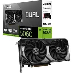 Відеокарта Asus GeForce RTX5060 8Gb DUAL OC (DUAL-RTX5060-O8G) - мініатюра 8