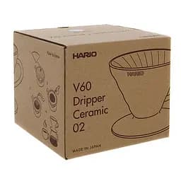 Пуровер керамічний Hario V60 Matte Black чорний (VDC-02-MB-UEX) - мініатюра 4