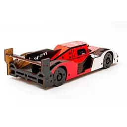Дерев'яний 3D конструктор Racing Car Puz-01037, 146 деталей - мініатюра 5