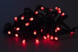 Світлодіодна новорічна гірлянда Devilon подовжувач IP44 LED 5 м 50 л червоний (040582) - мініатюра 2