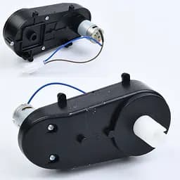 Рульовий редуктор до машини M 5072 12V RPM 8000 отвір під вісь 10мм 17см (M 5072-ST GEAR)